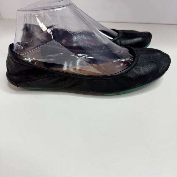 Tieks by Gavrieli Black Leather Foldable Ballet Flats size 8 - Picture 3 of 8